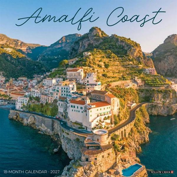 Amalfi Coast Calendar 2027, Wall Calendars, Month To View, Travel, Gift