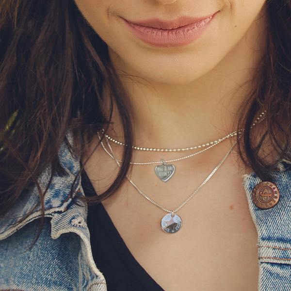 Aye Do Gifts Personalised Sterling Silver Heart Necklace