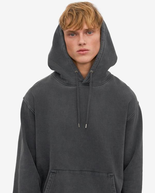 Colorful Standard Classic Organic Hoodie - Faded Black | CHO | Designer Unisex Hoodies