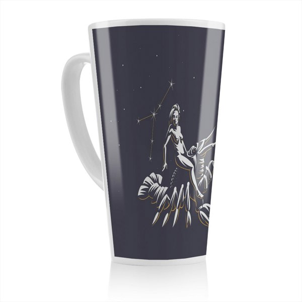 Benjamin Tate Design Sign Of The Zodiac Cancer Dining Latte Mug
