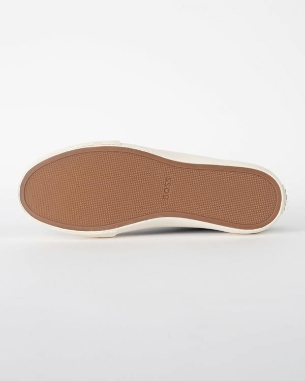 sole of BOSS Orange Aiden_Tenn_sdnypu Mens Trainers in Dark Blue 401