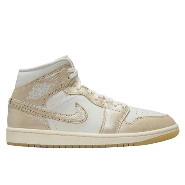Nike Air Jordan 1 Mid SE Metallic Team Gold Trainers UK 8