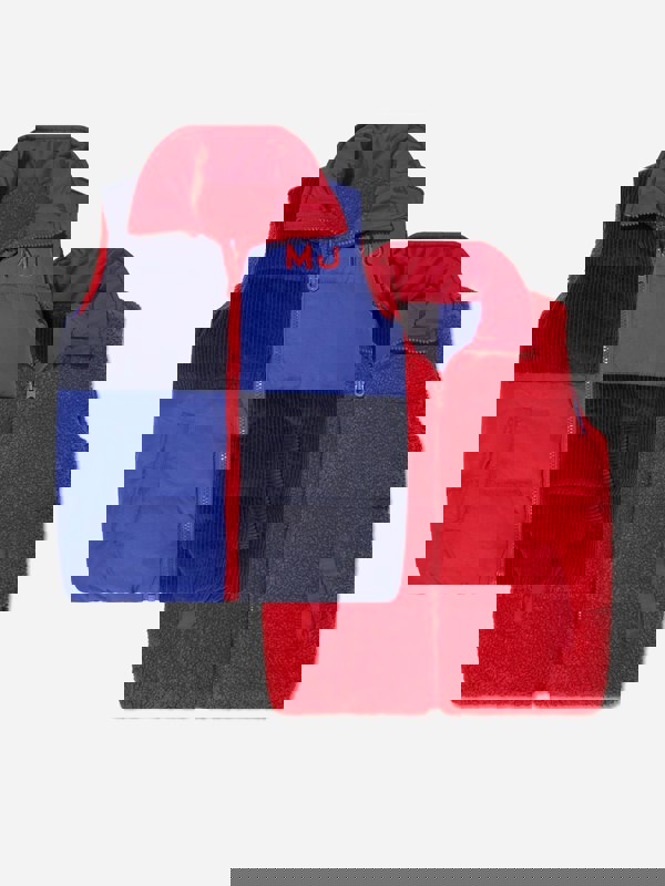 MARC JACOBS Boys Reversible Puffer Gilet in Blue