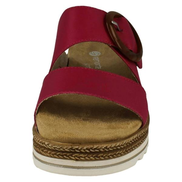 Remonte Ladies Remonte Wedge Sole Mule Sandals D0Q51