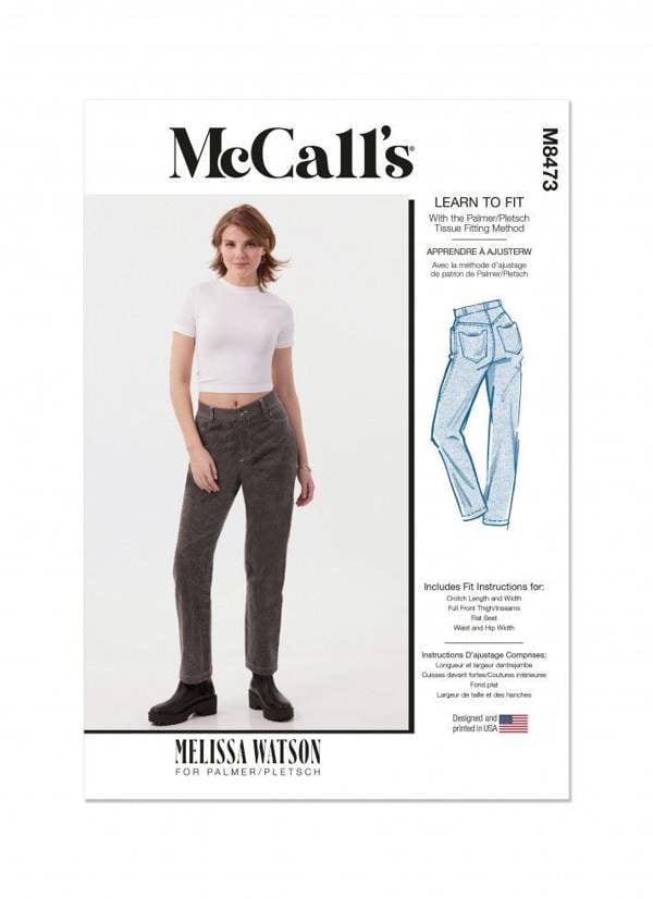 McCalls 8473 Paper Sewing Pattern – Women's Trousers, Intermediate