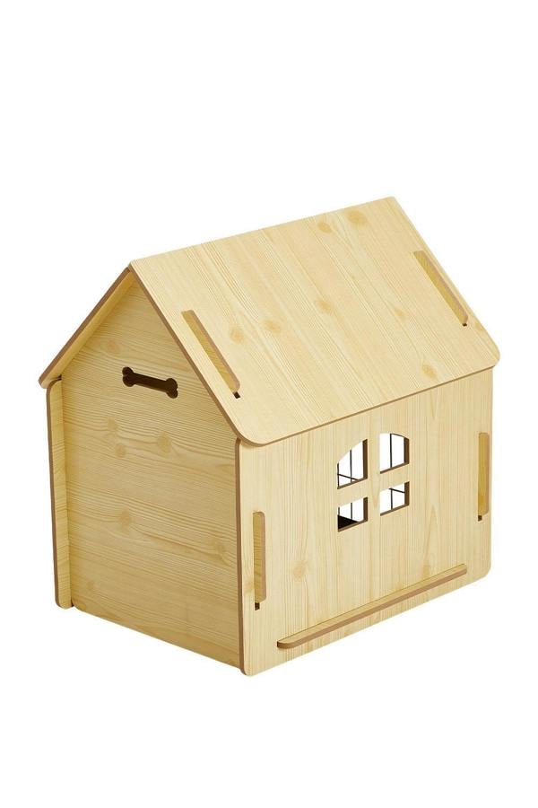 Living and Home Wooden Pet House with Iron Door and Dog House