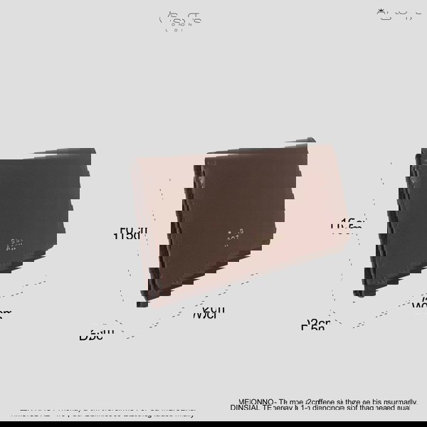 Assots London 'CLAIRE' Brown Polished VT Vintage Leather Flap Over Purse