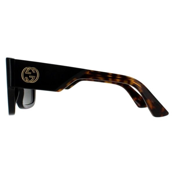 Gucci Sunglasses GG1663S 001 Black with Havana Grey