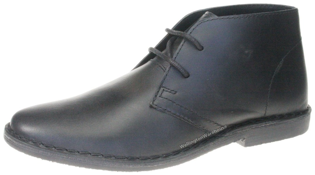 Thomas Crick Red Tape Crick Gobi Leather Mens Lace Desert Boots