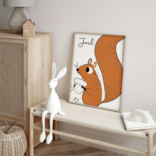 Fox prints for Woodland Nursery wall decor | set of 3 wall art prints