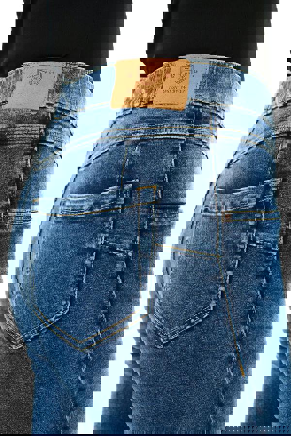 Smart Living Women's Skinny Fit Denim Jeggings - Stylish, Comfortable & Versatile - Acid Blue