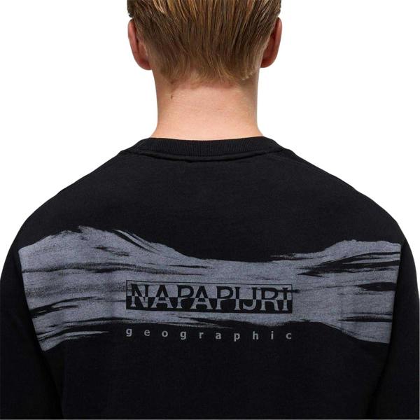Napapijri Mens Cotton Jersey T-Shirt - Black Beauty - 