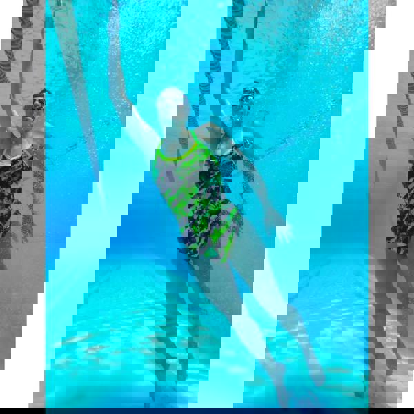 Zoggs Greengame Strikeback Swimsuit - Green