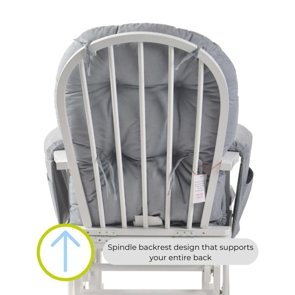 Haywood reclining nursing chair cloud grey