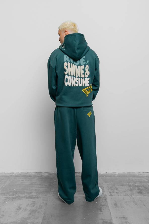 Fresh Couture Rise Jogger - Eden Green