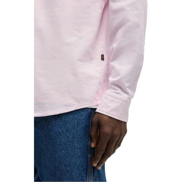 Boss Mens Rickert Oxford Shirt - Pink - 