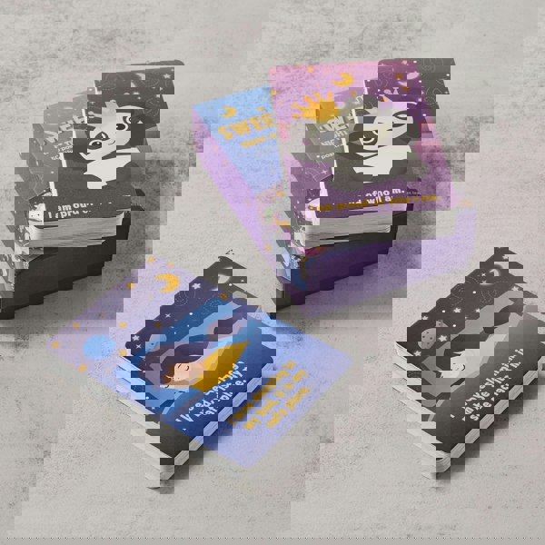 Myga Night Time Affirmation Cards - 50 Beautifully Illustrated Cards