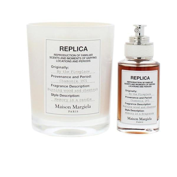 Maison Margiela Replica By The Fireplace 2 Piece Gift Set: Eau de Toilette 30ml - Candle 165g