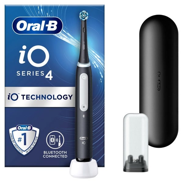 Oral-B iO 4 Electric Toothbrush Designed By Braun - Black