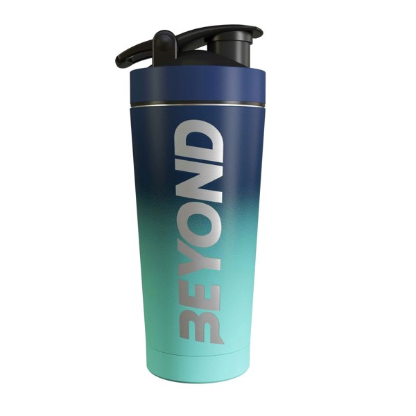 Beyond Shakers 735ml Protein Shaker Bottle - Light & Dark Blue