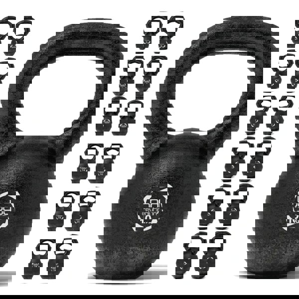 Body Revolution 10 kg Cast Iron Kettlebells