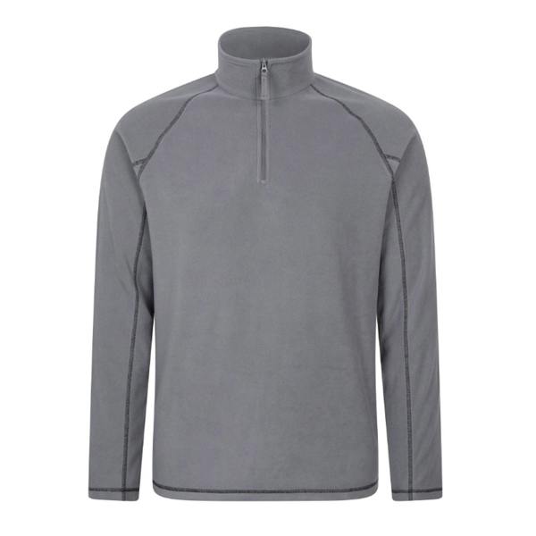 Mountain Warehouse Mens Ashbourne II Half Zip Fleece Top - Charcoal