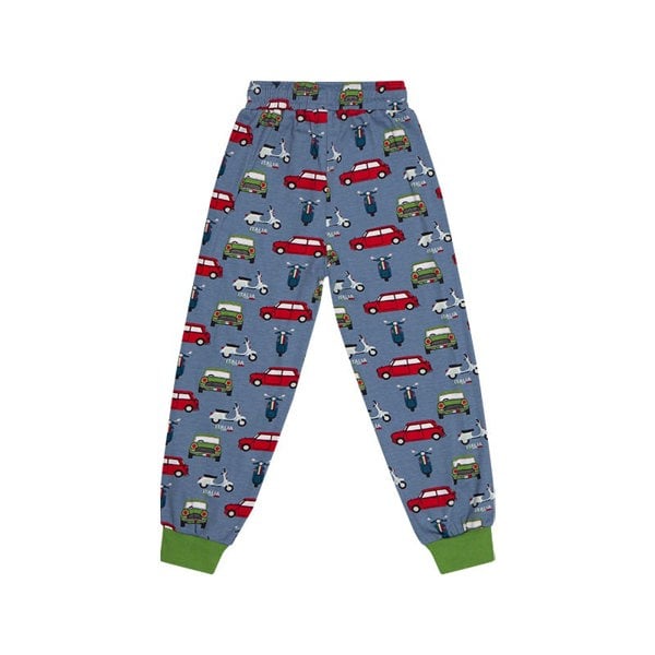 Luca and Rosa Boys pull on pyjamas - car print