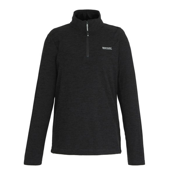 Regatta Womens Sweetheart Quarter Zip Fleece Top - Seal Grey
