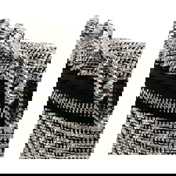 Alexander Wang rhinestone crossbody bag in black and silver