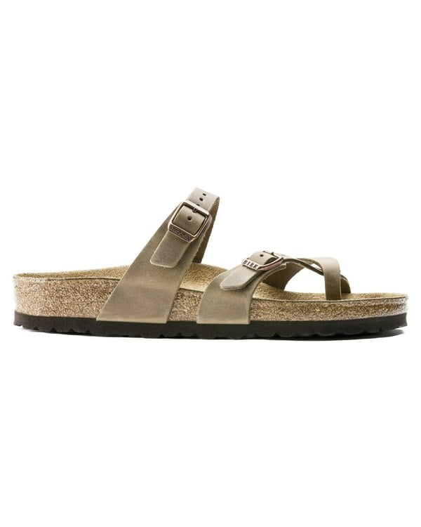 Birkenstock Mayari Oiled Nubuck Womens Sandals - Tobacco Brown