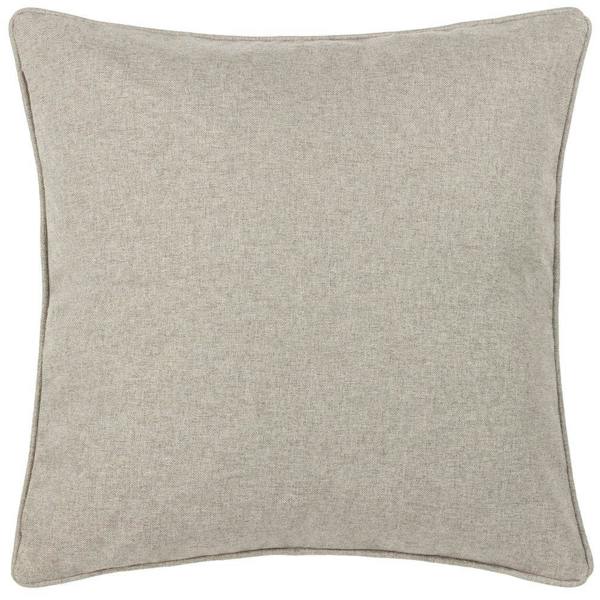 Furn Dawn Piping Detail Textured Cushion Cover - Grey - 