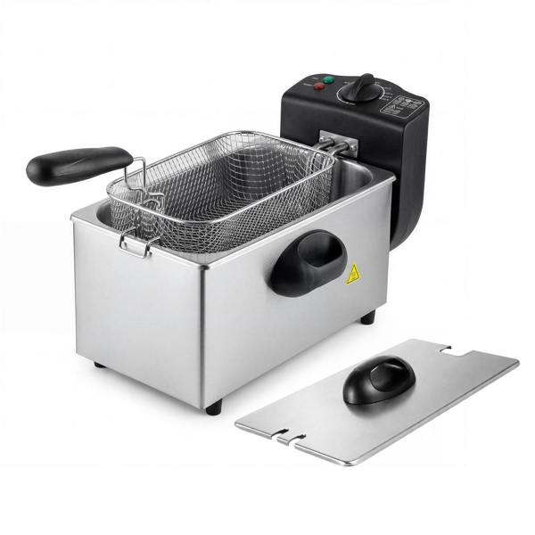 Spector Deep Fat Fryer 3L Electrical Stainless Steel Removable Frying Basket