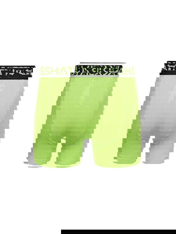 Crosshatch Highlighter Boxers 3pk Green/Red