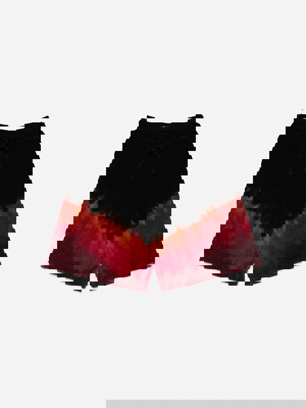 Dsquared2 Kids Dsquared2 Boys Tie-Dye Logo Shorts in Black