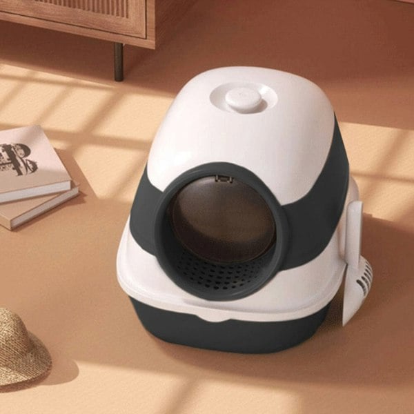 Extra Large Hooded Cat Litter Box Living and Home