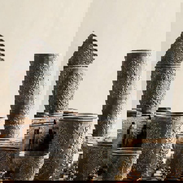 MI42 A Set Of Two Indoor/ Outdoor Plant Stands-Weilai Concept-Weilai Concept