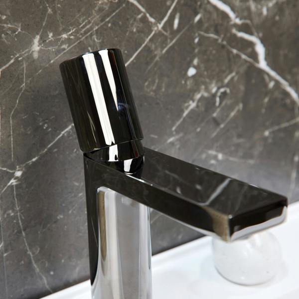 Flode Limingen | Mono Basin Mixer Tap | Polished Gun Metal