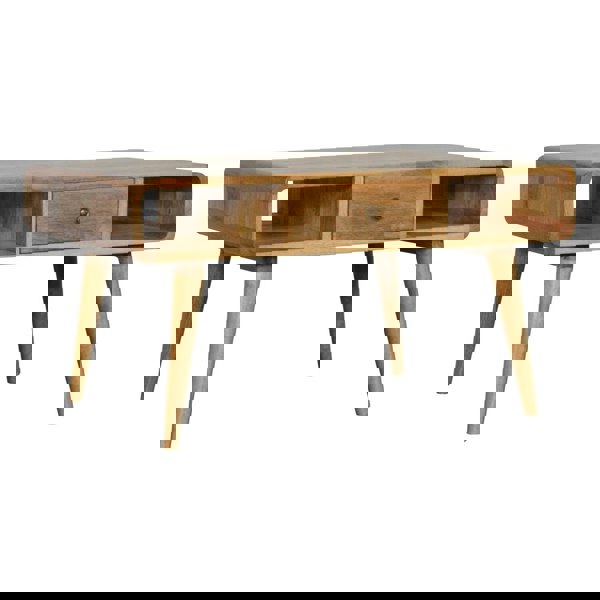 Artisan Furniture Curved Oak-ish Coffee Table