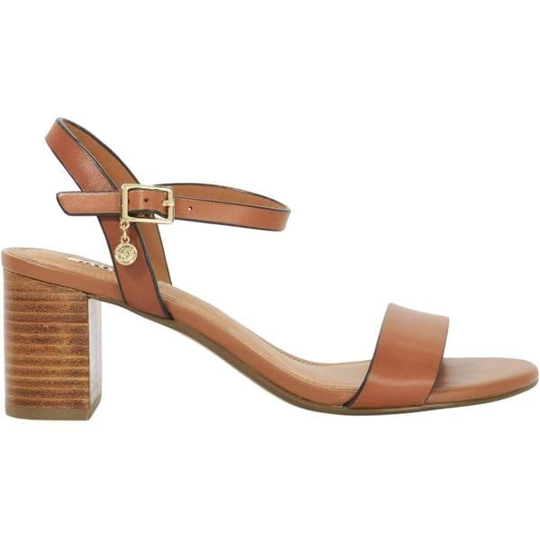 Dune London Womens/Ladies Jelly Leather Block Heel Sandals - Tan - 