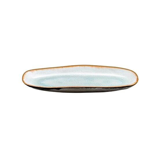 Médard de Noblat Shadow Aqua Small Oval Platter 23 x 11cm - Box of 6