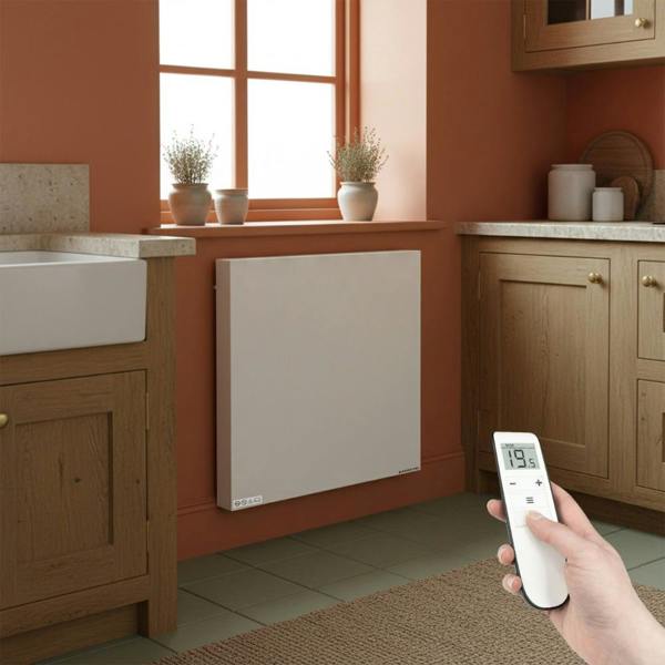 Mirrorstone Heating Mirrorstone 600W Air Infrared + Convection Heating Panel With Remote