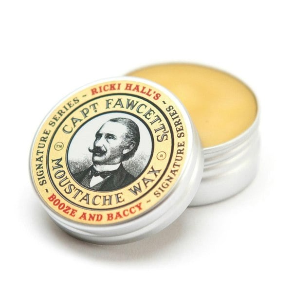 Captain Fawcett Ricki Hall Booze & Baccy Moustache Wax