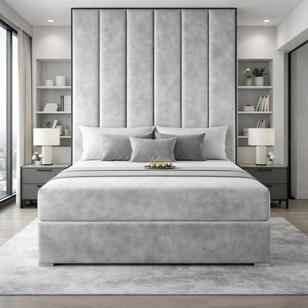 Great British Beds Serena Contrast piping Divan Bed