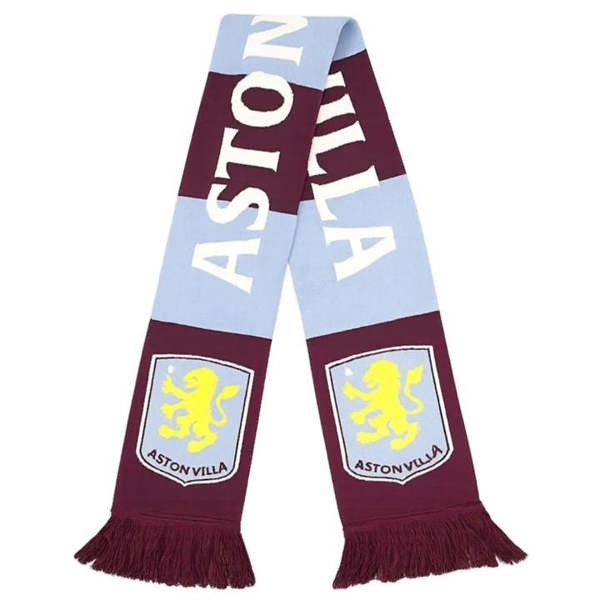 Aston Villa FC HD Jacquard Scarf, Clothing Accessories, Sports, Gift