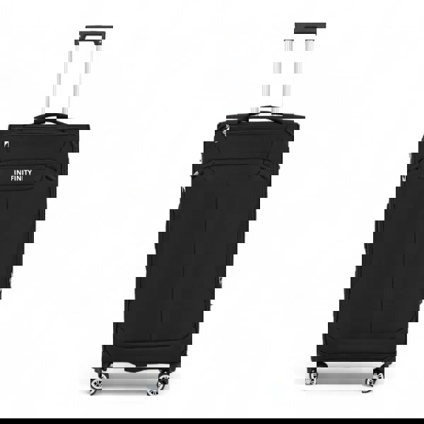 Infinity Luggage Lightweight Soft Shell Luggage Set Travel Suitcases