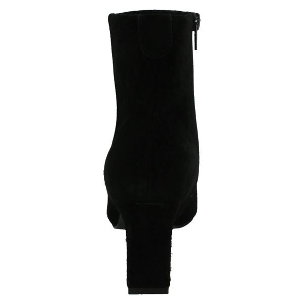 Spot On Ladies Spot On High Heel Leather Ankle Boots with Pointed Toe Inside Zip F51213