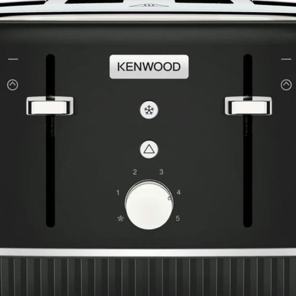 KENWOOD Elegancy TFP10.A0BK 4-Slice Toaster 1800 W Black