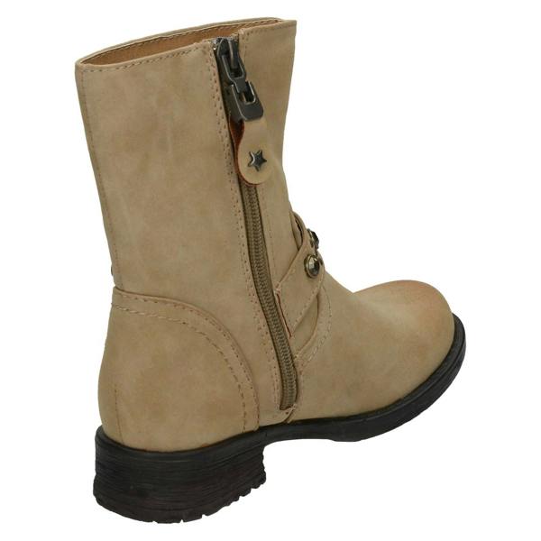 Spot On Girls Spot On Biker Style Studded Boots