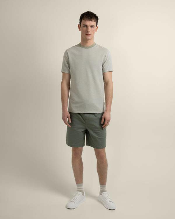 Larsson & Co Osvald - Jacquard Textured T-Shirt