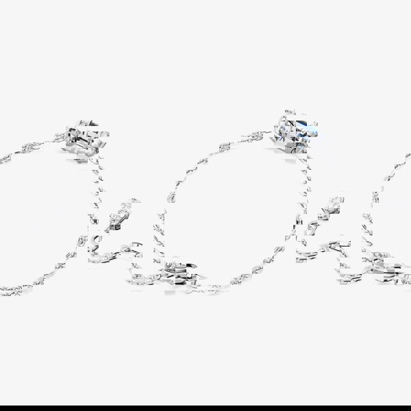 Swarovski Mesmera Blue Mixed Cuts Rhodium Plated Bracelet 5668359